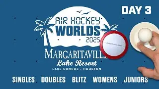 Air Hockey Worlds 2025 Live! | Championship Sunday - August 24