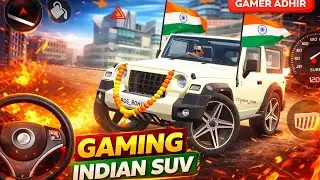 🇮🇳 Indian Jeep Driving Game | Realistic SUV Gameplay 🚗#youtubevideo #gaming #car #cargame