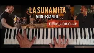 #tutorial La Sunamita | Montesanto ft Alex Marquez | Tutorial Piano