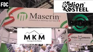 SHOT SHOW 2025 🇺🇸 LionSteel, MKM, Maserin, FOX Knives 🇮🇹