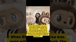 BLACKPINK&rsquo;s Lisa made this plush toy go viral overnight 😲🧸