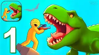 Dino Hunter - Gameplay Walkthrough Part 1 Survive In The World Of Dinosaurs (iOS, Android)