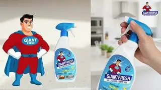 How to Use GiantFresh Multi Surface Cleaner | 10X Cleaning Power Demo | Multi-Surface Deep Cleaning