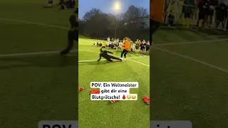 Weltmeister GR&Auml;TSCHT mich um! 🩸😱😂 #jannikfreestyle