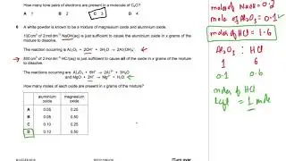 CHEMISTRY 9701/11 Paper 1 Multiple Choice May/June 2016