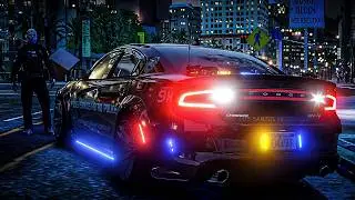 Commissioner Whiterock and Officers Confused by Strange Traffic Stop in GTA 5 RP