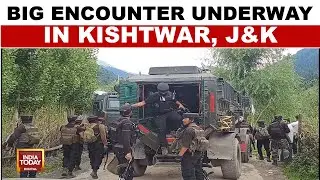 Encounter In Kishtwar: Security Forces Trap 3-4 Terrorists In Singapura Chhatru | India Today