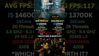 Core i5 14600K vs Core i7 13700K &ndash; Best CPU for Gaming in 2025? #pcgaming #intel