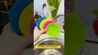 Smart Home Gadgets | Silicone Dish Scrubber #shorts