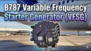 B787 Variable Frequency Starter Generator (VSFG)