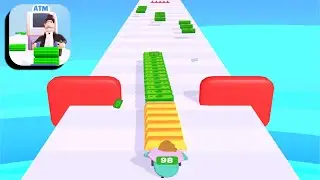 Atm Rush 🌈🤑💚 Gameplay (Android, iOS) All Levels AR1GP8