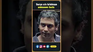 Surya s/o krishnan unknown facts | Suriya, Gvm | Vaaranam Aayiram | Thyview Shorts