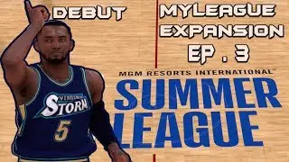 NBA2K19 - MyLeague Expansion Rebuild #1 Draft Pick Summer League Debut - Ep.3