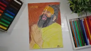  premanand ji maharaj drawing pencil colour #longvideo #premanandjimaharaj 