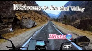 Winter ride harsil Valley day 2 noida to harsil खतरनाक मोड़ और बर्फीली हवाओं के बीच एक यादगार सफर