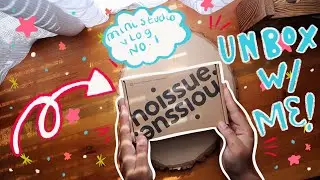 STUDIO VLOG NO.01... Unbox Noissue & Stickermule for my Stationery Shop!