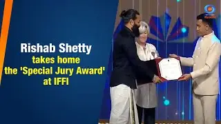 Rishab Shetty takes home the 'Special Jury Award' at IFFI