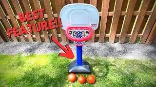 The BEST Feature On The Little Tikes Basketball Set