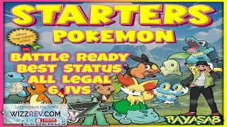 All Starters Alpha Pokemon Legends ZA 6IV Battle Ready Legal Alpha