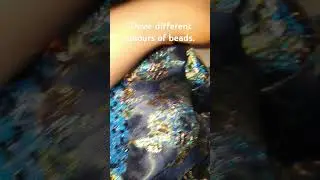Colour of beads use are Navy blue, turquoise blue and sky blue. ☺️ #asoebistyles #fashion #beads