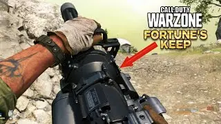 MINIGUN Gameplay on Warzone Fortune's Keep Solos PS5 Game play