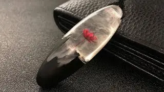 Resin art jewelry|Amazing Flower in mist pendant | DIY Idea epoxy resin art jewelry
