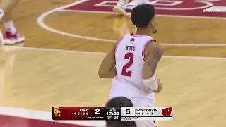 Nick Boyd Splits His Defenders and Converts vs. USC | Wisconsin Basketball