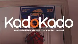 KadoKado Basketball Hoop Set with Dunk Design Installation video