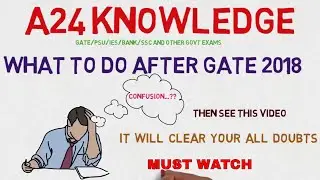 WHAT AFTER GATE 2018...?? || M.TECH JOB OR DROP ONE YEAR