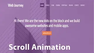 How to Add Scroll Animation in Website  | Add AOS  Javascript  Animation  your Website | Bangla