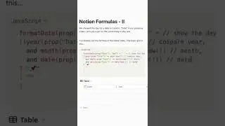 Show a pin for today | Follow link in profile to Get this Template | #notionformula #productivity