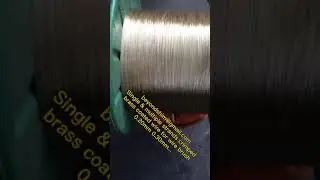 single and multiple strands of brass coated wire