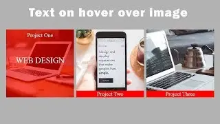 Text on hover over image | CSS3 Animation Snippets
