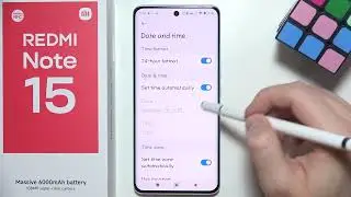Redmi Note 15: How to Adjust Date & Time Settings