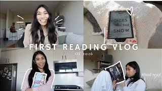 Mood read with me - first reading vlog of 2026