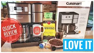 REVIEW Cuisinart SS-GB1 Coffee Center Grind & Brew Plus Single Serve K-Cup Cofee Maker HOW TO MAKE