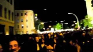 Band'a Joe - Playing in Berlin while the police is deploying to contain the rioters