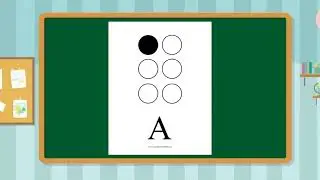 How to use and familiarize letters in the Braille Alphabet 