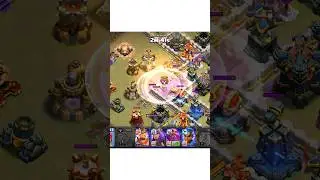 TH18 Super Archer Blimp (War Attack No.1) 🤩 #shorts #coc #ytshorts #cocshorts #cocwar
