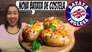 Provando a Nova Batata Recheada de Costela com Barbecue - Batata Inglesa