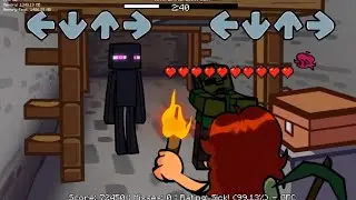 Underground Song In Vs Herobrine Reborn FNF Mod