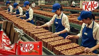 How KitKat Are Made In a Factory | See How They Make 8 Million Bars Every Day!