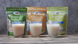 3 nouvelles Boissons V&eacute;g&eacute;tales en poudre La Mandorle