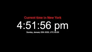 🔴 LIVE | New York Time Now | Live Clock