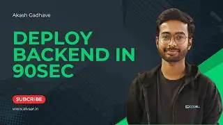 Deploy backend in 90 sec | Vercel | Node.js + Express
