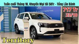 ✅Tuần cuối Th&aacute;ng 10 giảm 50Tr | Gi&aacute; xe Ford Territory 2025 Facelift nhỉnh 700Tr ch&uacute;t | K&ecirc;nh Bốn B&aacute;nh