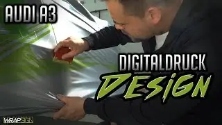 Audi A3 Superwrap Digitaldruck Designfolierung