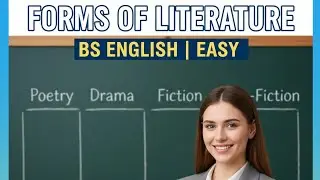 Forms of Literature Explained | Poetry, Drama, Fiction & Non-Fiction | BS English
