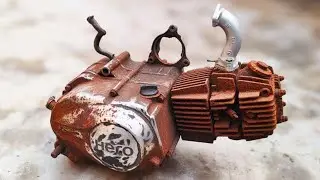 Motorcycle Ke Engine Ko Paint Kaese Karen || How To Bike Engine Painting || Qamar Bike Restoration