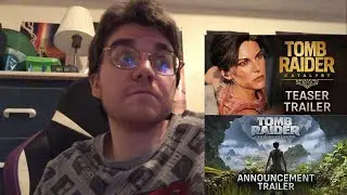 TOMB RAIDER | CATALYST Teaser Trailer & LEGACY OF ATLANTIS Announcement Trailer - REACTION!!
